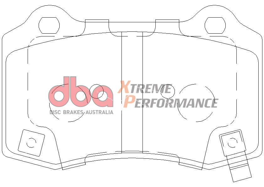 DBA XP PERFORMANCE BRAKE PADS [ Ford XR/ Holden SS Redline / Chrysler 300C SRT8 R ] - TecDoc Only