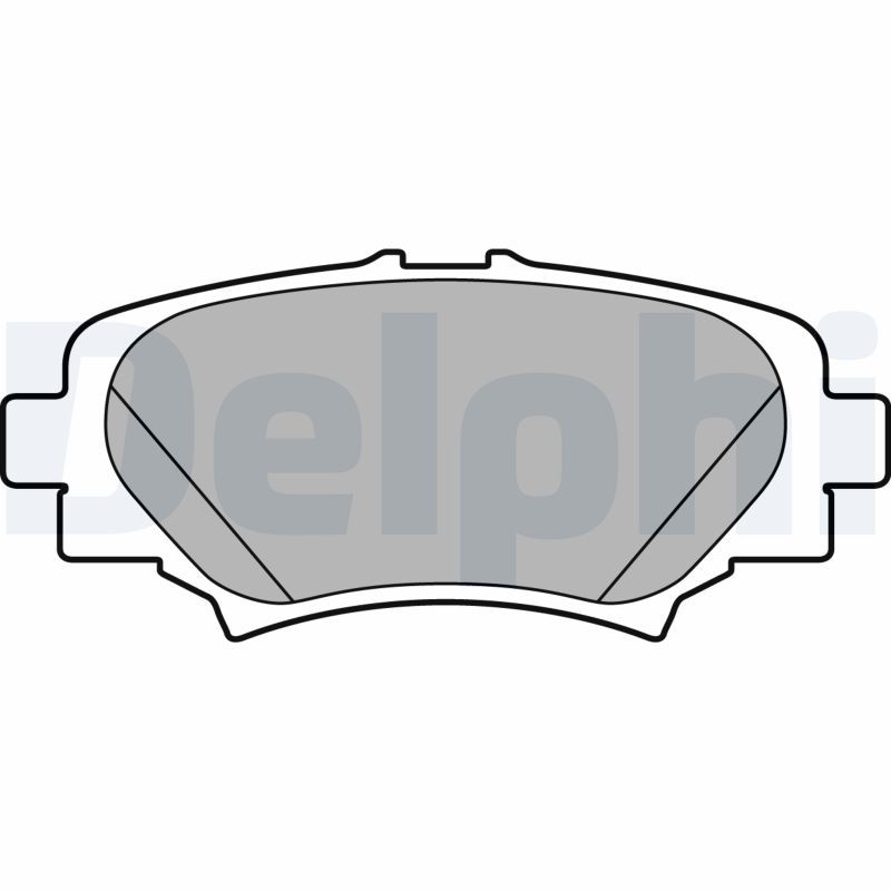 Brake Pad Set, disc brake LP2702