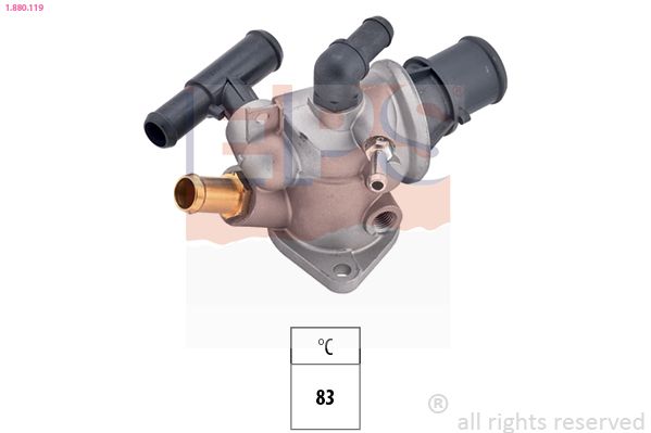 1.880.119 EPS Made in Italy - OE Equivalent termosztát, hűtőfolyadék