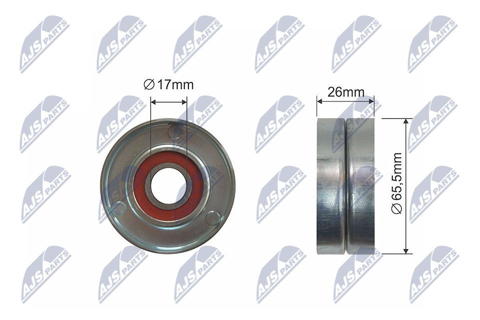 NTY RNK-MS-017 Spannrolle, Keilrippenriemen