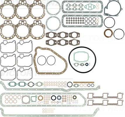Juego completo de empaques, motor