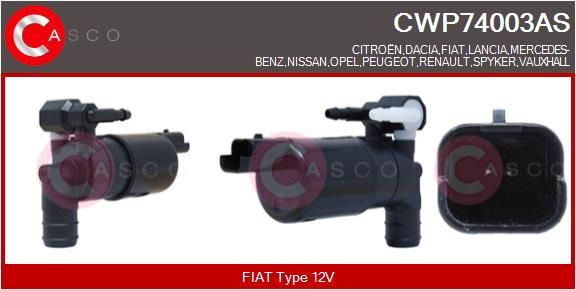 CASCO CWP74003AS - Waschwasserpumpe, Scheibenreinigung
