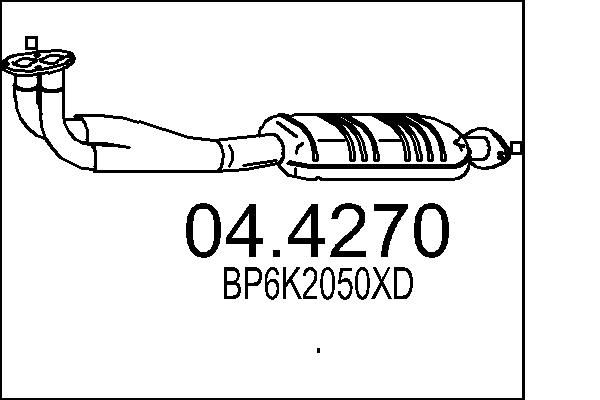 04.4270 MTS katalizátor