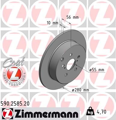 Brake Disc 590.2585.20