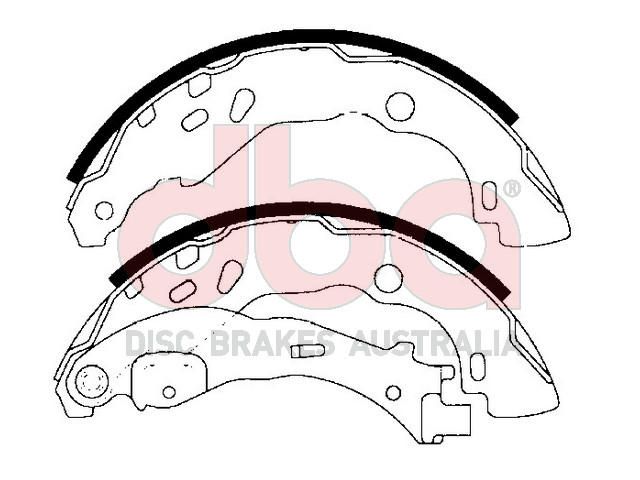 Street Series Brake Shoes [Citroen / Peugeot 203.2mm] - TecDoc Only
