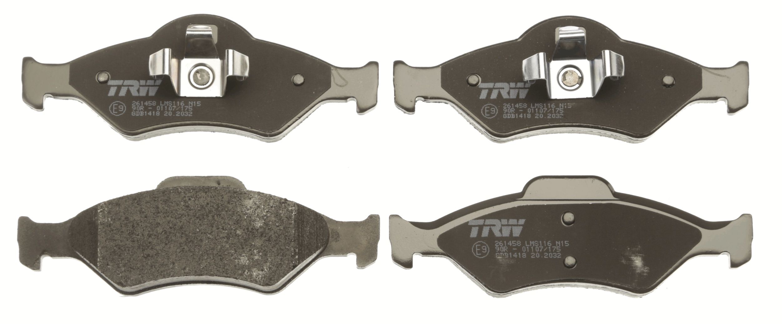TRW DISC BRAKE PADS - TecDoc 2