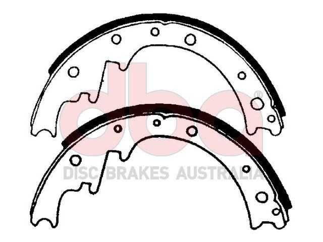 Street Series New  Brake Shoes [Trailer/International] - TecDoc Only