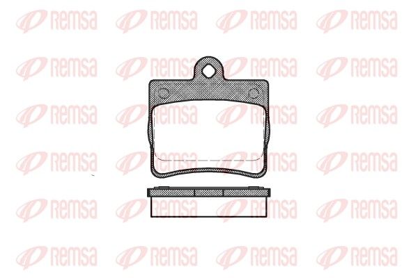 Premium Rear Brake Pad Set Premium Rear Brake Pad Set