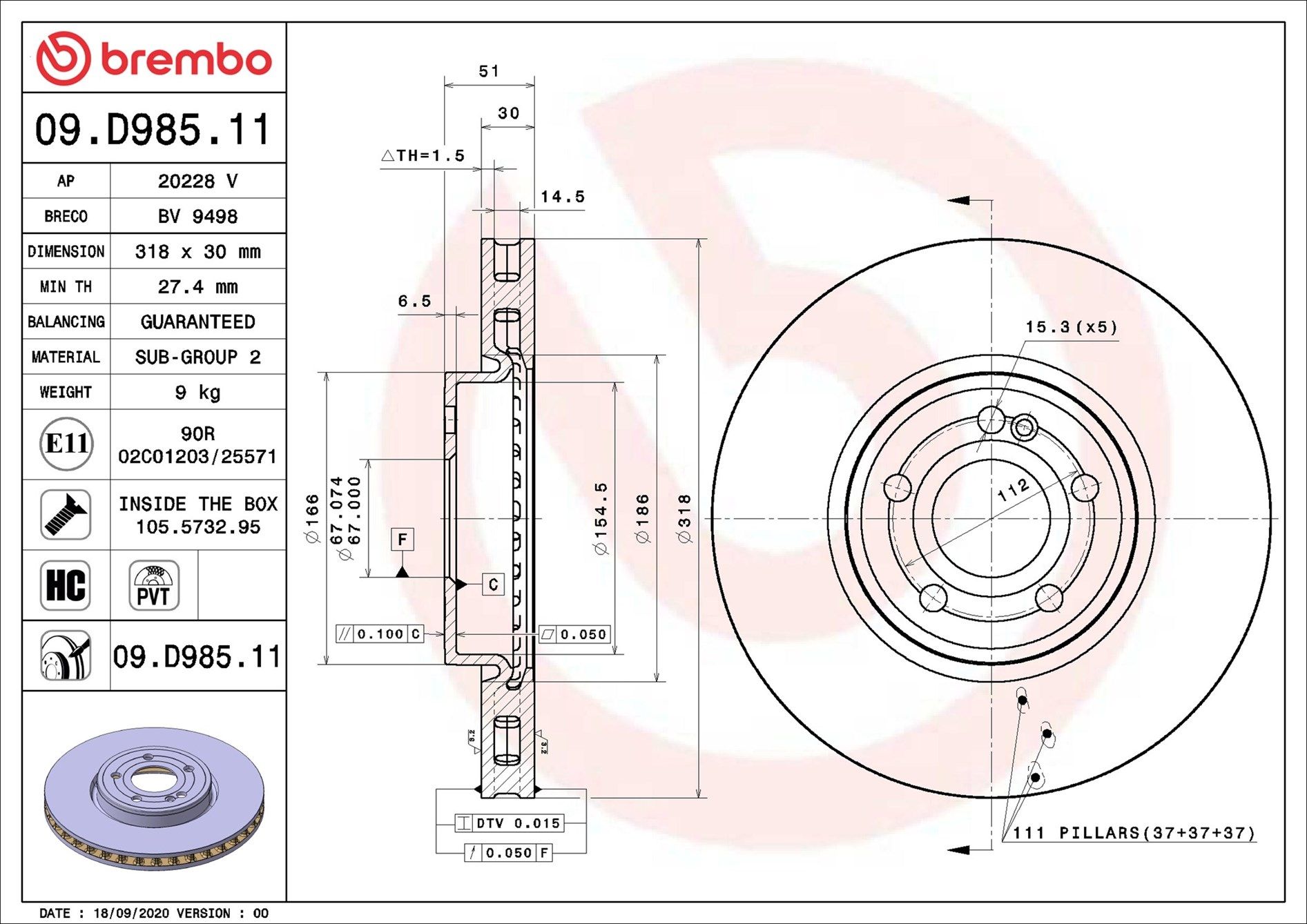 MERCEDES BENZ GLA200 H247 20-On (FRT) - TecDoc Only