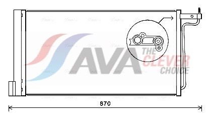 AVA QUALITY COOLING FD5485D - Kondensator, Klimaanlage ** CLEVER FIT **