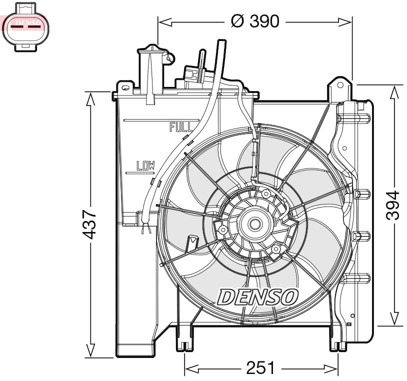 Ventilador, refrigeración del motor