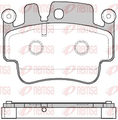 Premium Rear Brake Pad Set Premium Rear Brake Pad Set