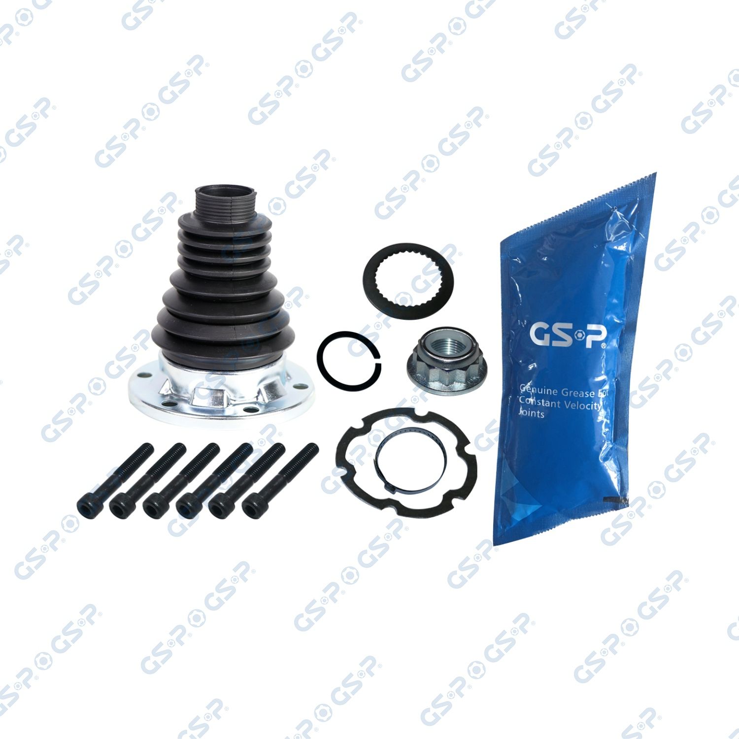 Faltenbalgsatz, Antriebswelle