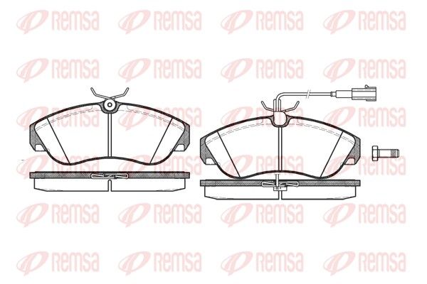 Brake Pad Set, disc brake 0487.11