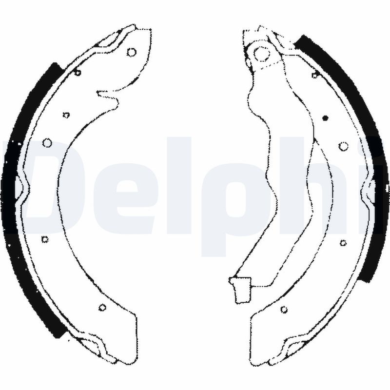 BRP BRS1714 Brake Shoe Set
