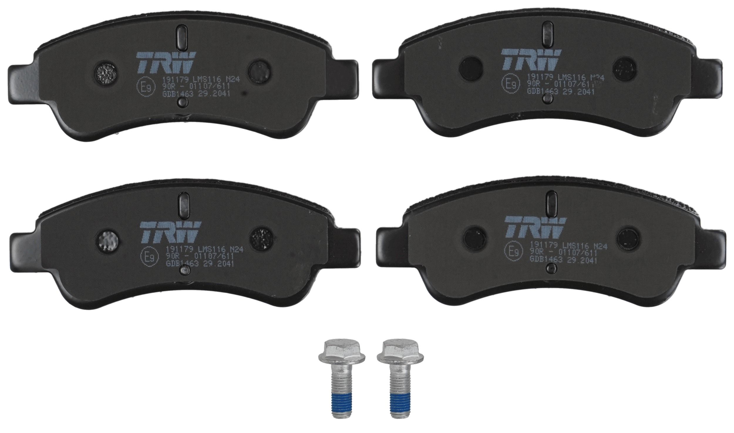 TRW DISC BRAKE PADS - TecDoc 2
