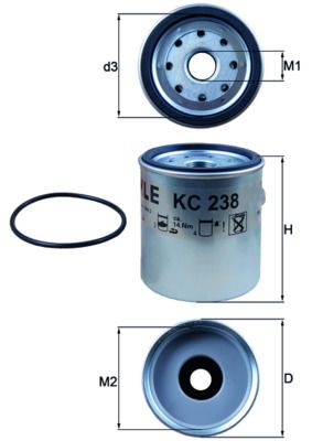 FILTRE À CARBURANT JEEP GRAND CHEROKEE II 3.1 TD