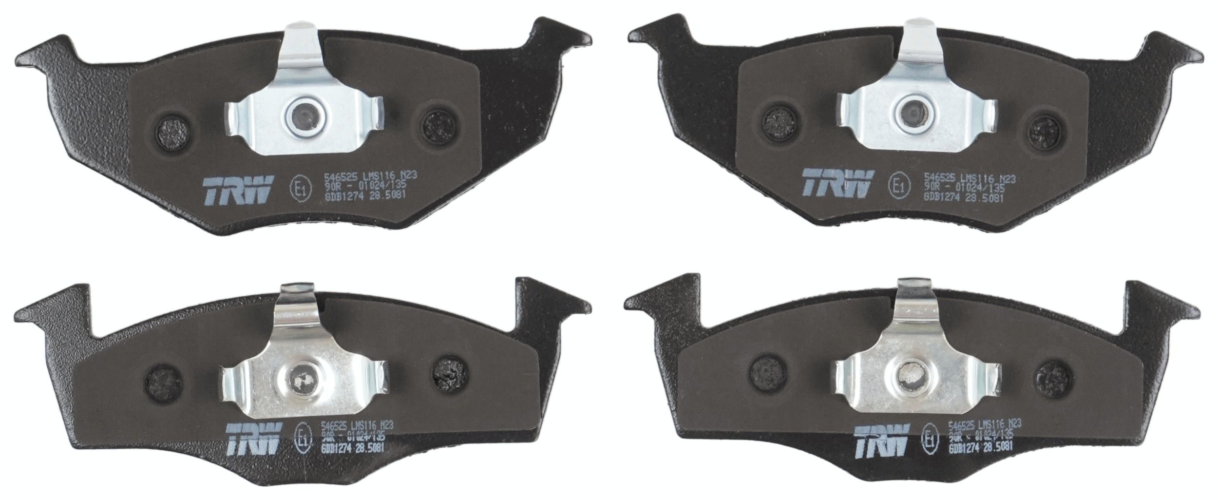 TRW DISC BRAKE PADS - TecDoc 2