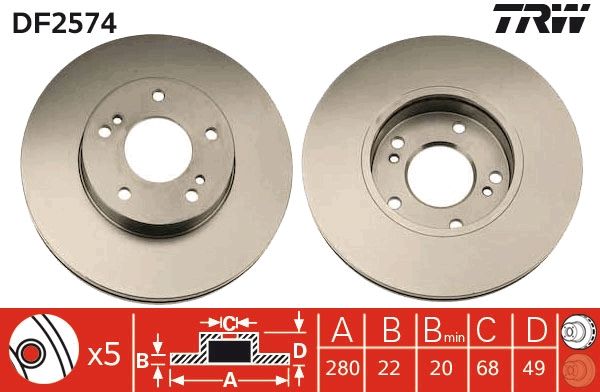 PAIRE DE DISQUES  9900