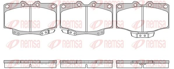 Brake Pad Set, disc brake 0430.04