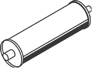 Mittelschalld&auml;mpfer