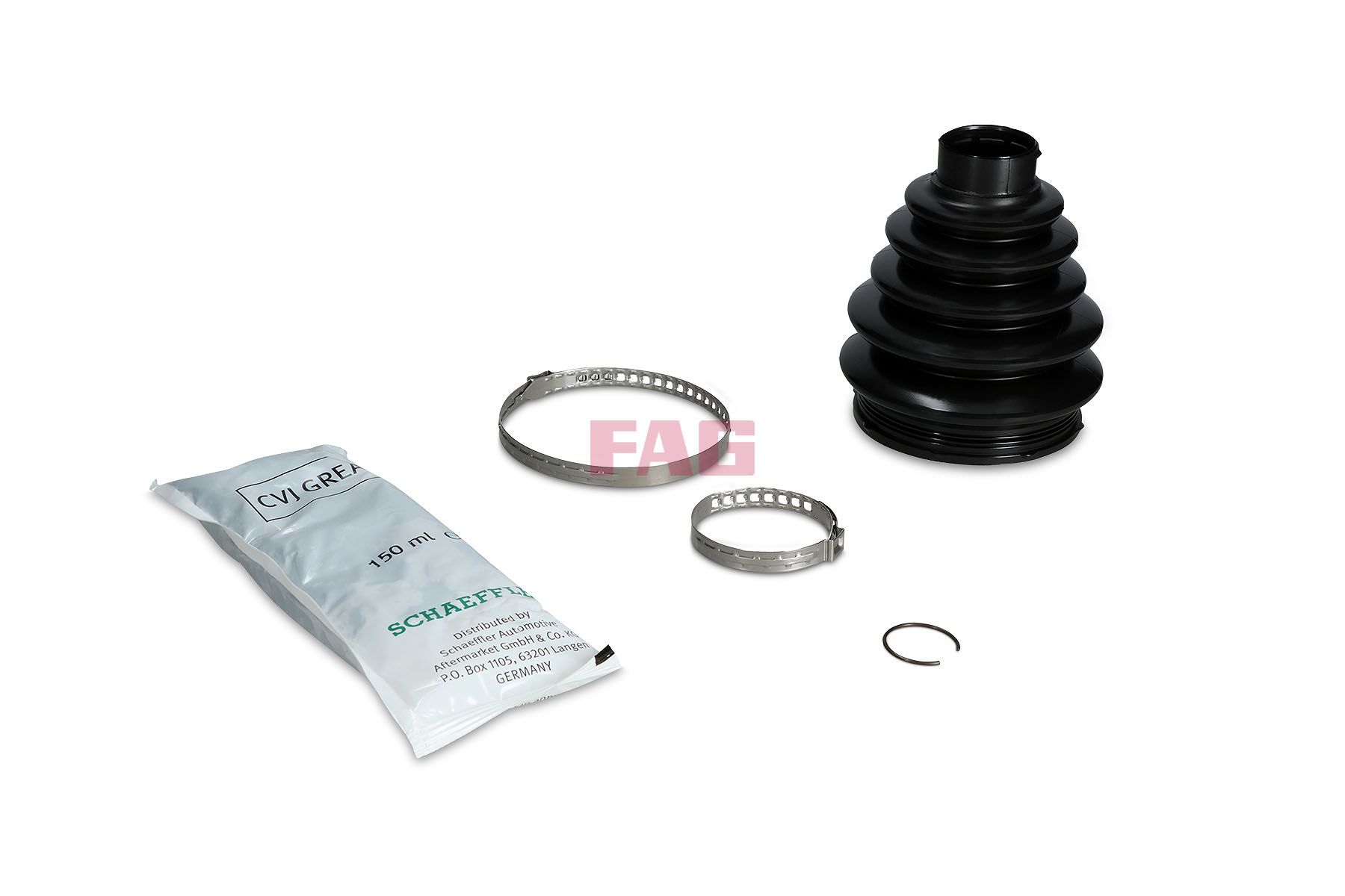 Faltenbalgsatz, Antriebswelle