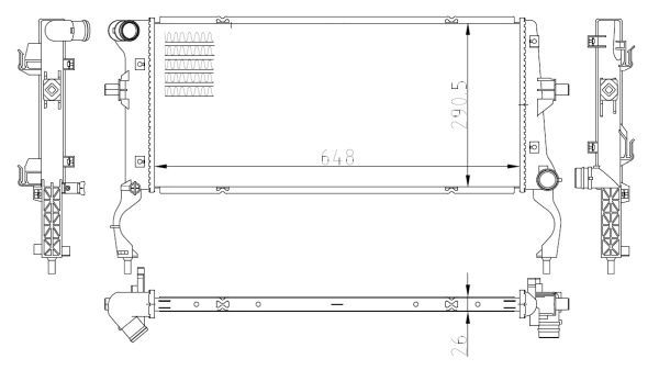 BLISTER 5LAMES SCIE SABRE GOLD BI-METAL 230X210X2.  5-EP 0.9