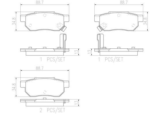 HONDA JAZZ 08- (RR) - TecDoc 1