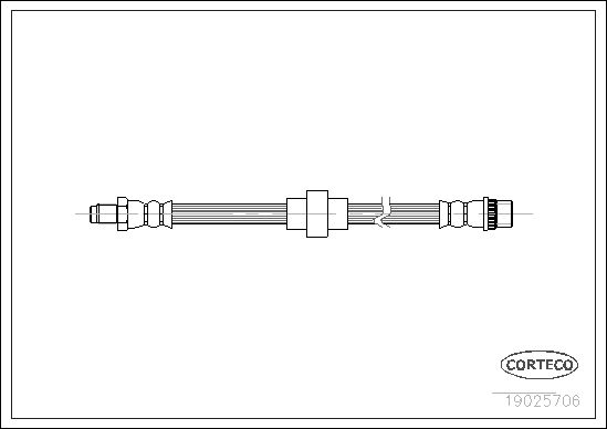 FLEXIBLE DE FREIN RENAULT MEGANE  0705