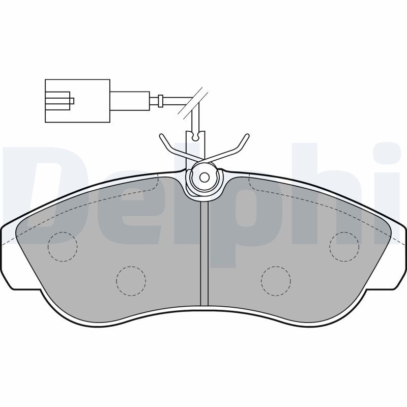 Brake Pad Set, disc brake LP1749