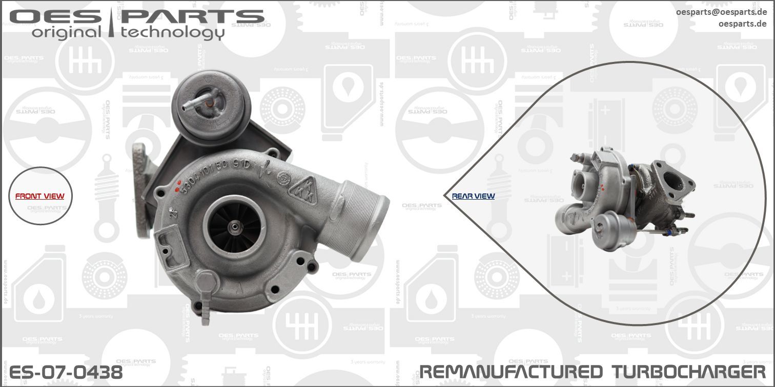 OES PARTS ES-07-0438 - Lader, Aufladung
