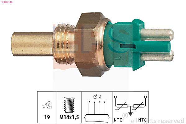 Sensor, coolant temperature 1.830.140