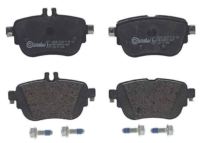 Brembo P 50 136 Bremsbelagsatz, Scheibenbremse