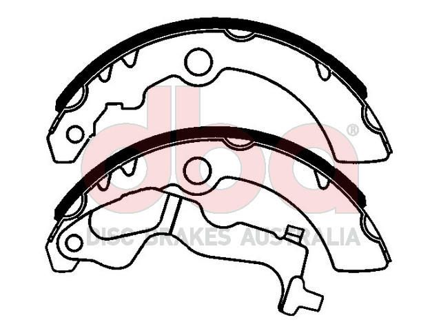 Street Series Brake Shoes [Suzuki Alto 180mm] - TecDoc Only