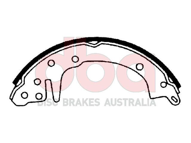 Street Series Brake Shoes [Mitsubishi Lancer/Sigma 228.6mm] - TecDoc Only