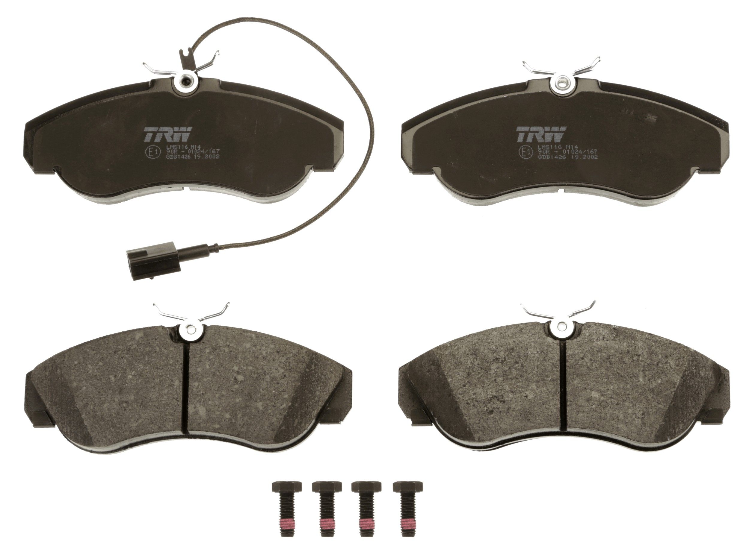 TRW DISC BRAKE PADS - TecDoc 2