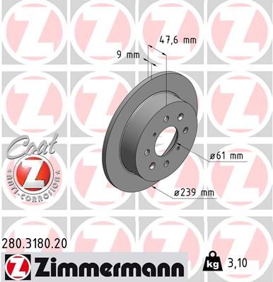 Brake Disc 280.3180.20