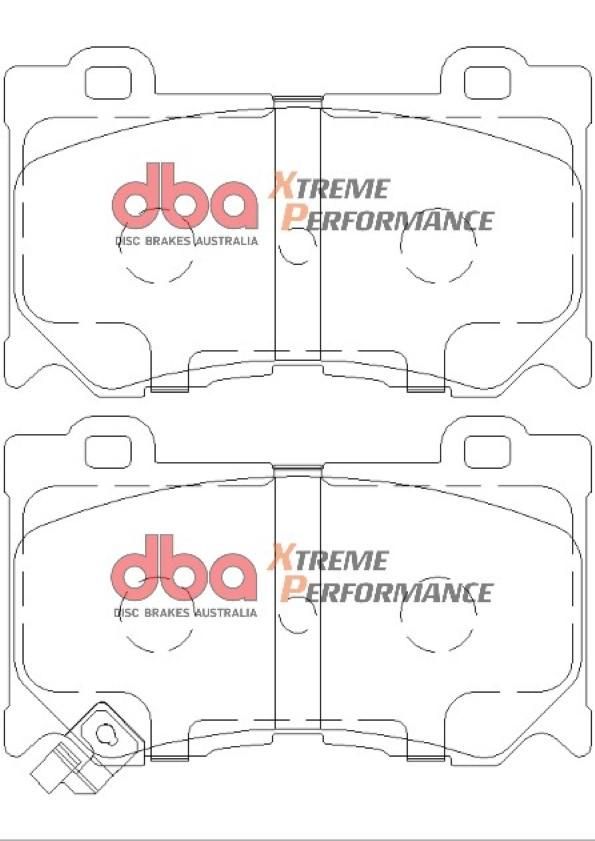 DBA XP PERFORMANCE BRAKE PADS [ Nissan 370Z, Akebono Caliper F ] - TecDoc Only