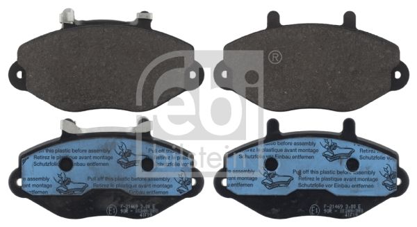 Brake Pad Set, disc brake 116070