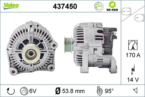 Alternator 437450