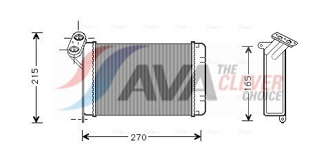 Wärmetauscher, Innenraumheizung