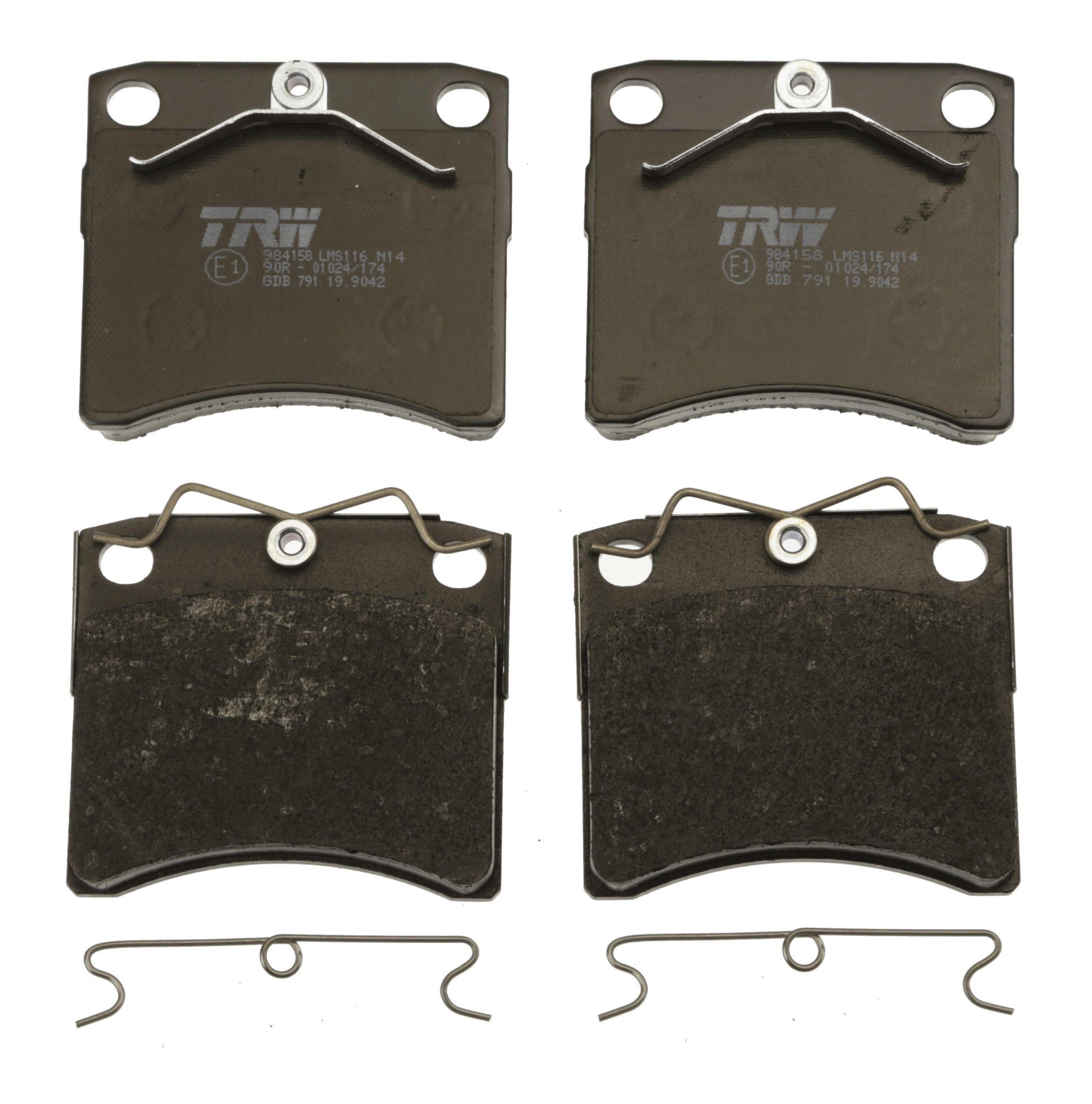 TRW DISC BRAKE PADS - TecDoc 2