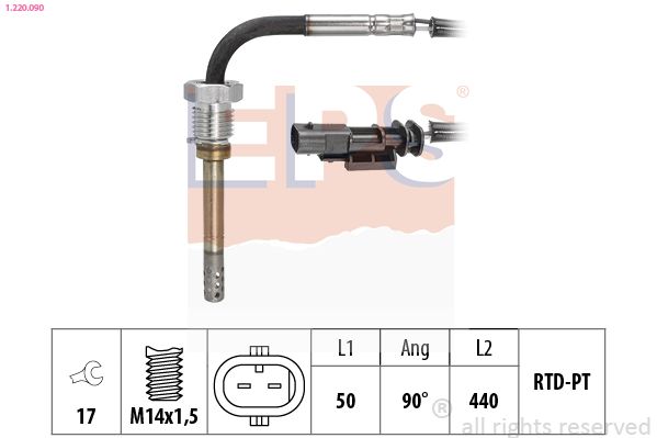 Sensor, exhaust gas temperature 1.220.090