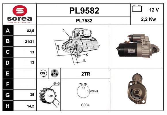 DEMARREUR PL - JOHN DEERE - 46F DIE