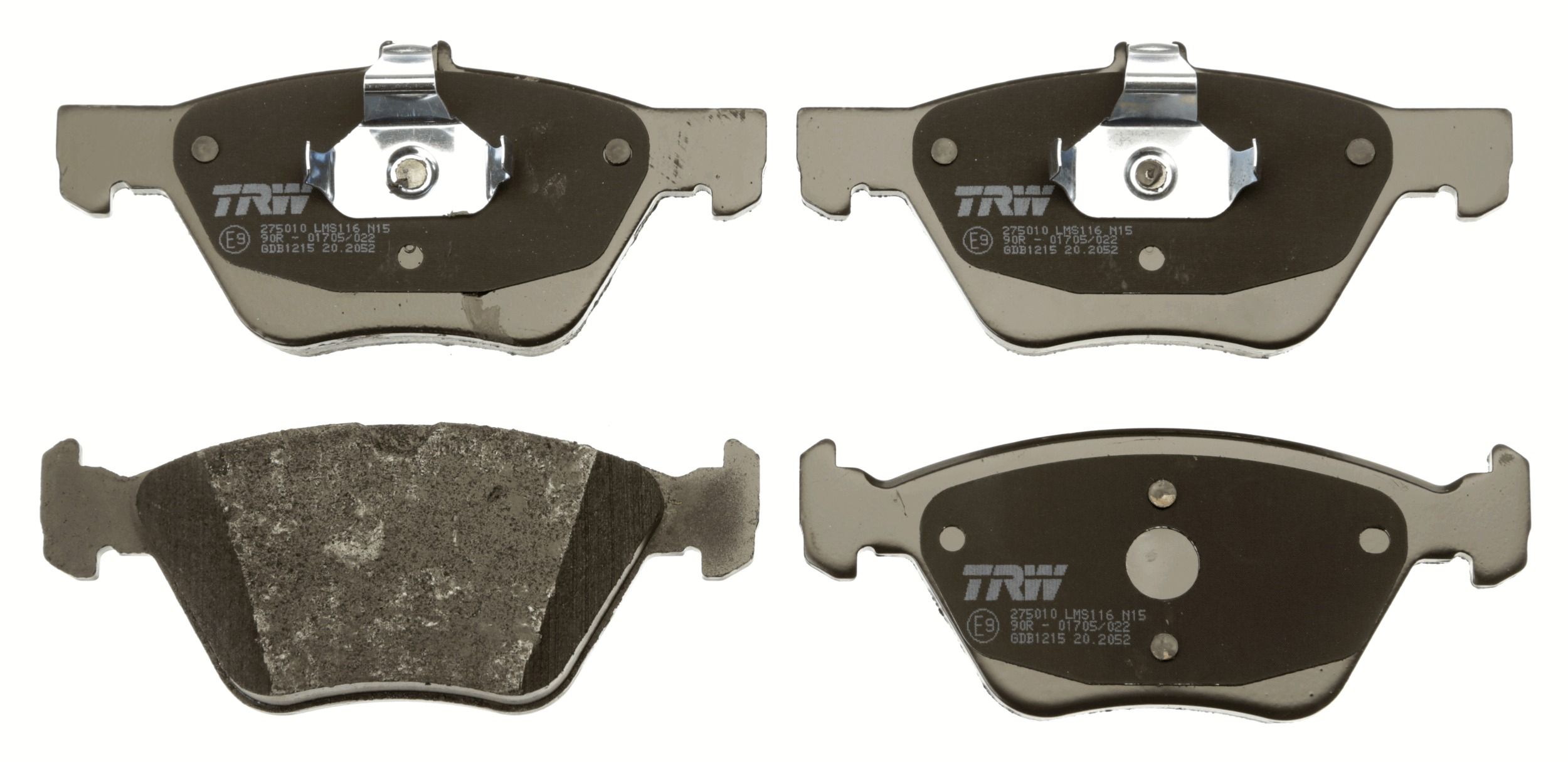 TRW DISC BRAKE PADS - TecDoc 2