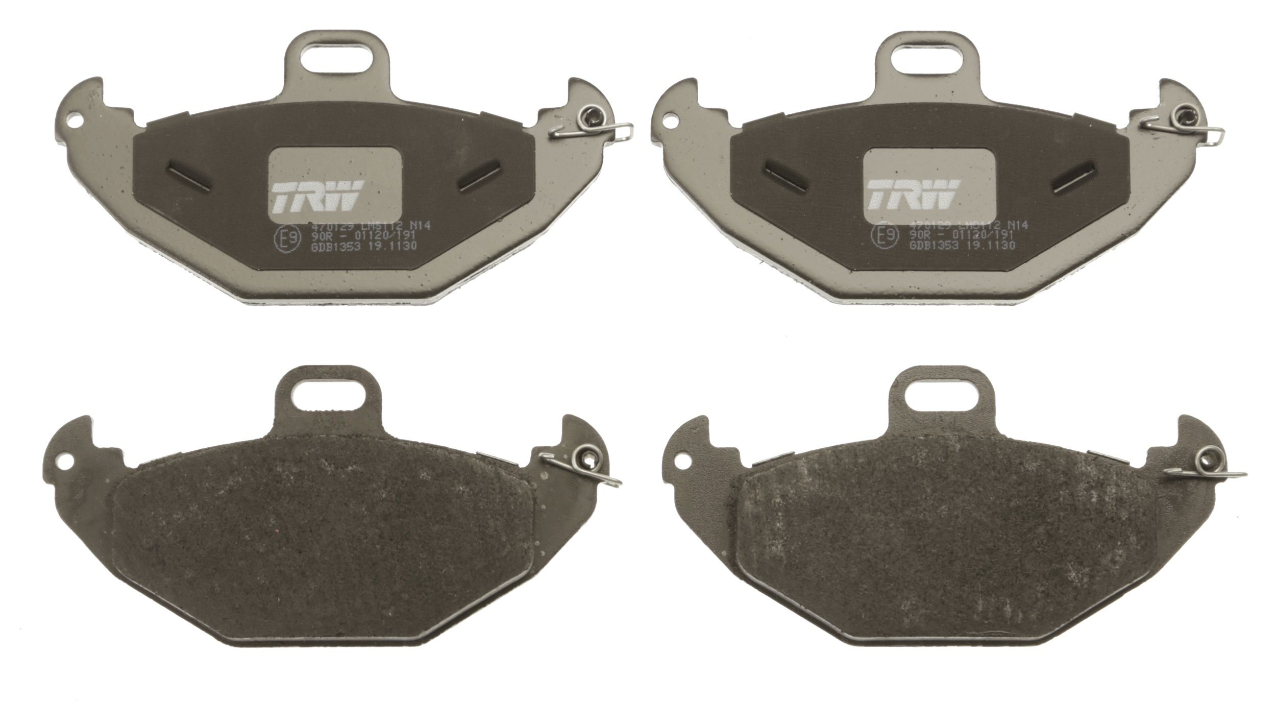TRW DISC BRAKE PADS - TecDoc 2