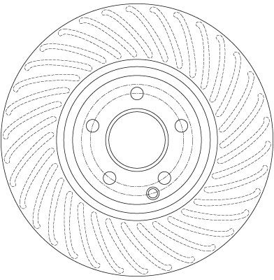 TRW BRAKE DISC - TecDoc 2