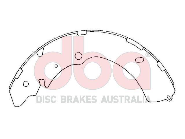 Street Series Brake Shoes [Holden Colorado/Rodeo 295mm] - TecDoc Only