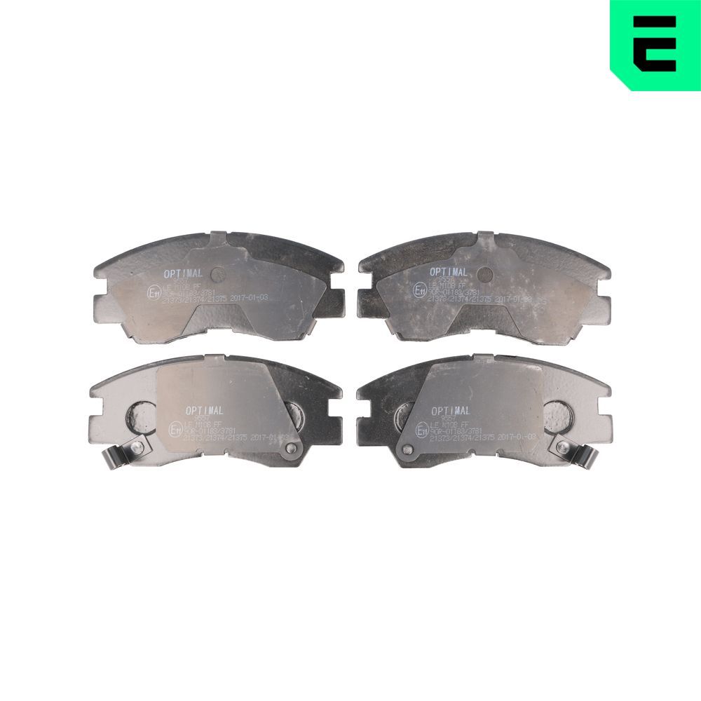 OPTIMAL BP-09557 - Bremsbelagsatz, Scheibenbremse