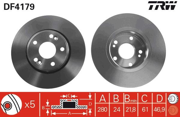 PAIRE DE DISQUES  9900